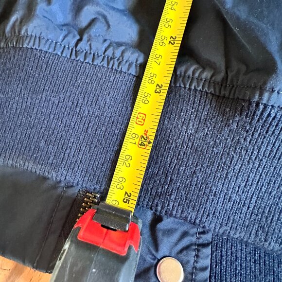 Wallace & Barnes Bomber Jacket in Navy Blue Size Large - Picture 9 of 9